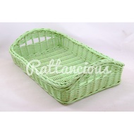 Rattan Tray Basket 30x20x5 cm Color