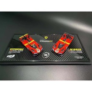 BBR 1: 43 Ferrari Ferrari 499P Dual Car Set Simulation Resin Car Model