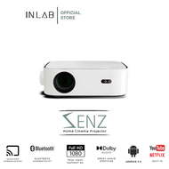 INLAB Senz - The Home Cinema Projector 1080P Full HD / 4K Support / Android 9.0