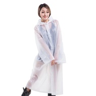 Jas Hujan Ponco Lengan Transparant Korean Style Bahan Eva Tebal Anti Robek Multifungsi - 80622