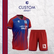 Full printing Jersey / Custom Soccer Jersey / Futsal Jersey 04