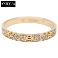 卡地亞迷你 Love 腕錶，翻新款，B4218000，750 顆密鑲鑽石，57 號 [二手]