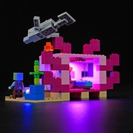 LED Lighting Kit for Lego Minecraft The Axolotl House 21247, LED Light Compatible with Lego 21247 Bu