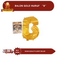 GOLD BALLOONS (B) - BALLOON INSIDE - 40 CM HEIGHT