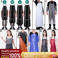 Leather Apron Waterproof Oilproof Transparent PVC Apron Reusable Durable for Baking Cooking Butcher