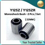 22MM Monoshock Bush Set - 2Pcs Yamaha Y125Z Y125ZR Y125 Z ZR 125Z 125ZR Mono Shock Rear Absorber Bel