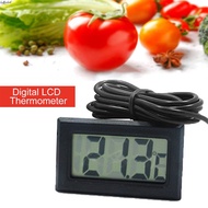 Mini Lcd Humidity Meter Freezer Fridge Thermometer Humidity Tape Probe Embedded Temperature