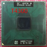 CPU T4300โปรเซสเซอร์แล็ปท็อป SLGJM 2.1/1M/800รองรับ PM/GM965