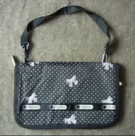 日本雜誌 附錄 LeSportsac 蝴蝶結 多用途 旅行 証件 卡套 收據 收納包