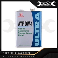 ORIGINAL HONDA AUTOMATIC TRANSMISSION OIL FLUID ULTRA ATF DW-1 4L