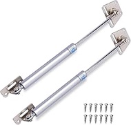 Antfly Gas Spring Hinge, Gas Shock Spring Lid Support, Gas Spring, Gas Strut, Slow Closing Hinges, Soft Close Toy Box Hinges for Cabinet Door Toy Box (2 PCS)