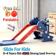 Dinosaur Slide With Basketball Frame Kids Playground Indoor Outdoor Safety Slide Playground