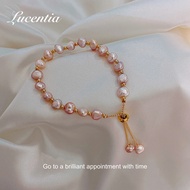 Baroque Freshwater Pearl Bracelet,Friendship Bracelet for 2 Beads Bracelet