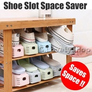BUNDLE OF 10 PCS.Shoe Slot Space Saver Organizer Shoe Stacker
