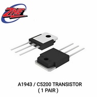 A1943 & C5200 TRANSISTOR / ELECTRONIC COMPONENT ( 1 PAIR )