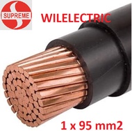 Kabel listrik power NYY 1 x 95mm / 1x95 mm HITAM Supreme per meter