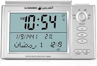 MMLLZEL Table Clock for Muslim with Multi Sound Prayer Reminer Qibla Direction Hijri Calendar And Desk Time