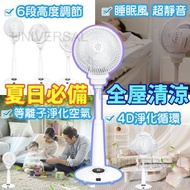 家の逸 - Yohome HTS-F186F 4D全方位淨化直流伸縮循環風扇(高用款) 【香港行貨】