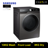 (DISPLAY UNIT) SAMSUNG WD13TP44DSX/FQ 13KG WASH &amp; 8KG DRY FRONT LOAD WASHER DRYER WITH AI ECOBUBBLE™ | WASHING MACHINE