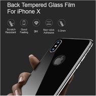 (READY STOCK)IPhoneX / XS / XS MAX BACK 9H TEMPERED GLASS PROTECTOR