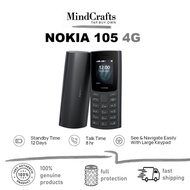 [Malaysia Set] Nokia 105 2023 | Nokia 105 4G 2023 (1.8" Display | FM Radio) 1 Year Nokia Malaysia Wa