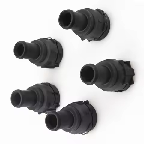 Qty5 Car Engine Connector Cooling Coolant Hose Flange Pipe For Audi A3 A5 Q2 Q3 TT VW Passat Golf Bo