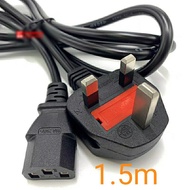 Power cord 1.5m UK plug 3pin 600w power supply cable power cord 3 pin