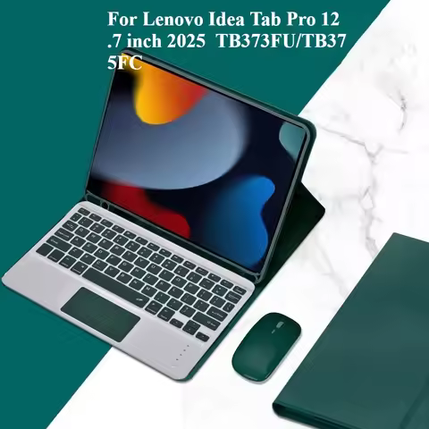 Keyboard Case For Lenovo Idea Tab Pro 12.7 inch 2025 TB373FU BT Keyboard With Leather Cover For Xiao