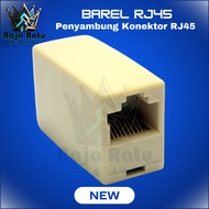 Barrel RJ45 Connector Barrel/ - Two RJ 45 UTP LAN Connectors