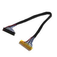 Kabel LVDS FIX-30 Pin 2ch Untuk Pengawal Panel LCD/LED 17-26 inci 25cm P9JD
