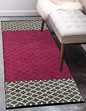 Hand Woven Reversible 100% Natural Cotton Designer Diamond Rug,Carpet,Durrie,Cotton Carpet Bed Side 