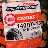 Corsa Cross S For N Max Size 13" 140/70-13 Tayar Tubeless Tyre Original