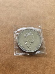 1991年加拿大楓葉9999純銀幣