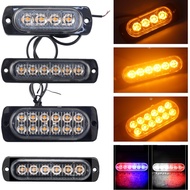 1PC 4 Types Led Strobe Warning Light Cheap Grille Lightbar Truck Car Beacon Lamp Amber Traffic Light 12V 24V Car Light