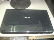 【電腦零件補給站】故障 MSI EX 465 MX 雙核心筆記型電腦 報帳機 零件機不保固