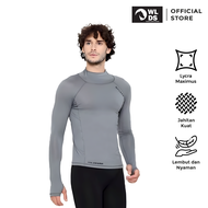 WLDS WALDOS Baju Baselayer Manset S-XXXL Berenang Outdoor Rushguard Wetsuit Lycra WAL-M