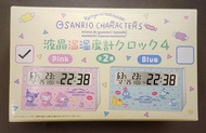 全新日本夾出景品 Sanrio 三麗鷗 Hello Kitty 美樂蒂 (My Melody)  酷洛米 (Kuromi) 日曆 時計 計時器 時鐘 鐘 溫度濕度顯示器  (粉紅色) / Taito 