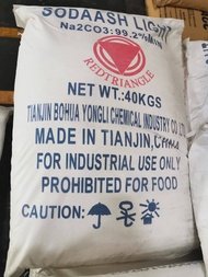 โซดาแอชไลท์ โซเดียมคาร์บอเนต Soda Ash Light 99.2% ขนาด 40กก./กระสอบ กรุณากดสั่ง1กระสอบ/ออร์เดอร์นะคะ