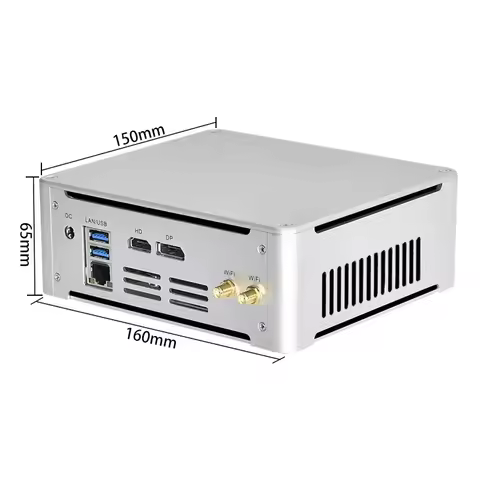 OEM Small Form Factor PC Portable Desktop Computer Mini PC NUC Core I7 7820HK Turbo 3.9G PC Gamer 4K