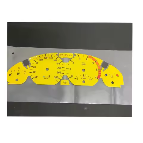 For BMW M3 E46 Instrument Backlight Paper CLUSTER OVERLAY