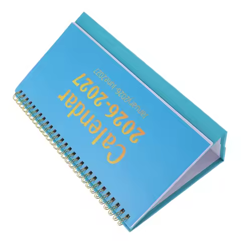 Flip Standing Desk Calendar Monthly Desktop Planner 2026 2027 Cute Office Teacher Supplies Memo Desk