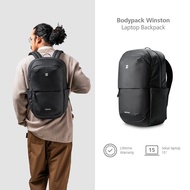 ZC698 Bodypack Winston Laptop Backpack 15 Inch Durable Durable Work College School Backpack -