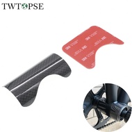 TWTOPSE Carbon Bicycle Frame Protector Sticker For Brompton Folding Bike Bottom Bracket Protection Guard Pad