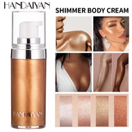 HANDAIYAN Beach Facial Liquid Lotion Full Body Brightening Fine Shimmer Skin Highlight Oil