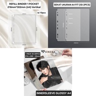 [READY NEW] SINGBA REFILL SLEEVE 1P / 1 POUCH Single Pouch 7 HOLES (CONTENTS 10PCS) | Divider Divide