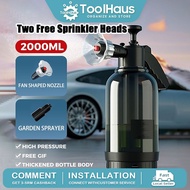 Car Wash Foam Spray Gun Bottle 2000ML Hand Pump High Pressure Sprayer Car Shampoo Botol Spray Sabun 