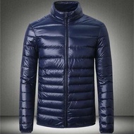 New Lightweight Down Padded Jacket Men Short Stand-Up Collar Jacket Youth Thin Down Padded Jacket Men Ultra Light Style