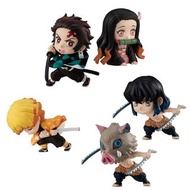 一套5款 鬼滅之刃 Demon Slayer 炭治郎 禰豆子 伊之助 我妻善逸 盒蛋 FIGURE 不散賣 不議價 BANDAI  Adverge Motion