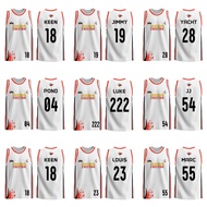 LIGHTNING CHEETAH JERSEY White Vest Jersey Round Neck Player Jersey