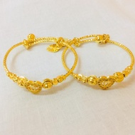 BC Bangle Baby 999.9 Gold Plated 24K Emas korea BG2-40